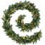 180cm Lighted Garland with Lights