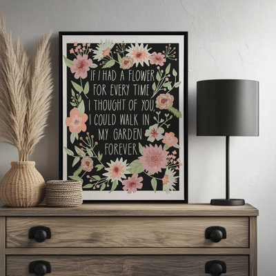 Walk in My Garden by Molly Mattin Art Print