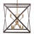 8 - Light Dimmable Lantern Square / Rectangle Chandelier