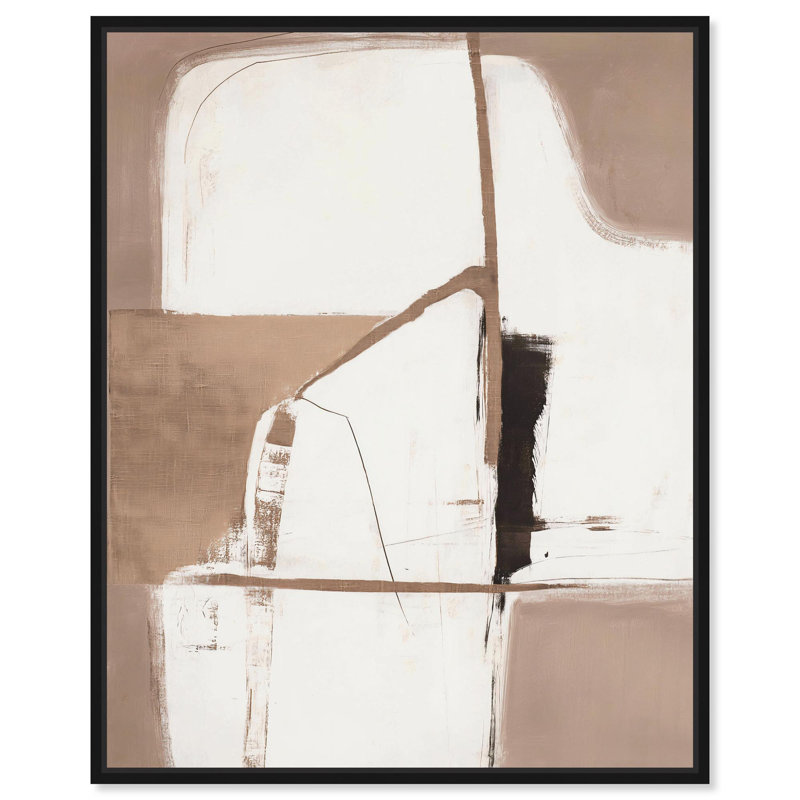 Impression sur toile «Reclining Form II» par Art Remedy, H 16 po x l 20 po, Structure noire