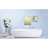 Wall Mount Widespread Bathroom Faucet In Golden Lustre - Wide Waterfall Spout For A Gorgeous And Precise Control Charming Style With Accurate-121617378