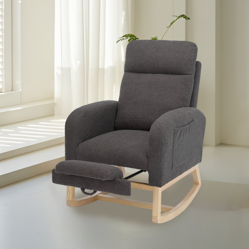 Chaise berçante Modern, Gris