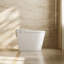  Toilette bidet intelligente HOROW T39 avec ouverture / fermeture automatique, chasse automatique, bouclier en mousse, siège chauffant, éclairage ambiant et réservoir intégré, chasse double 0,8 / 1,28 GPF