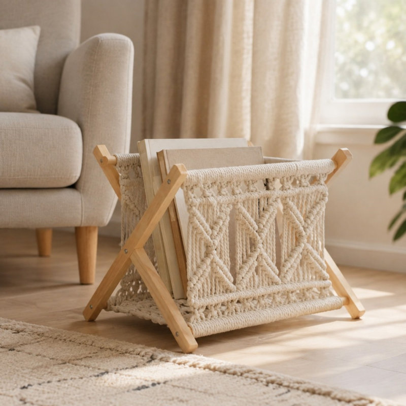 Panier debout Boho