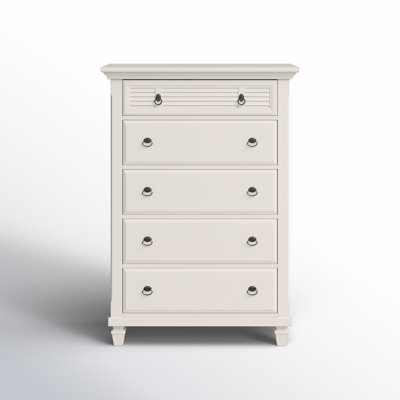 Onyx 5 Drawer Chest, White