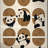 Simple Cream Panda Wardrobe