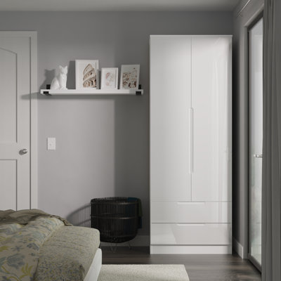Fully Assembled 2 Door Wardrobe