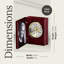 Portrait Book Table Clock
