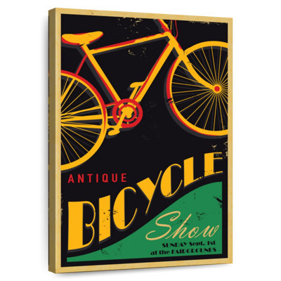 Vintage Bicycle Show Poster