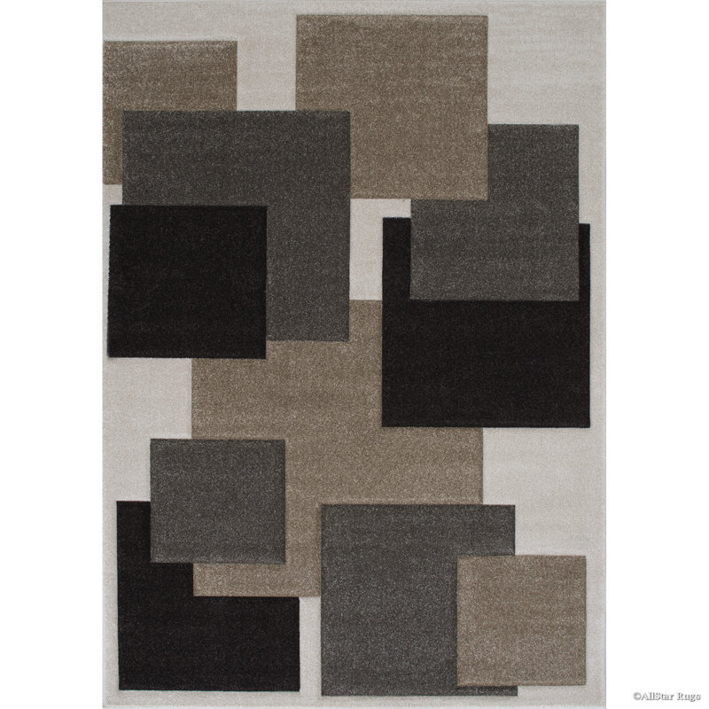 Geometric Indoor Rug, Rectangle 7'9" x 10'5"