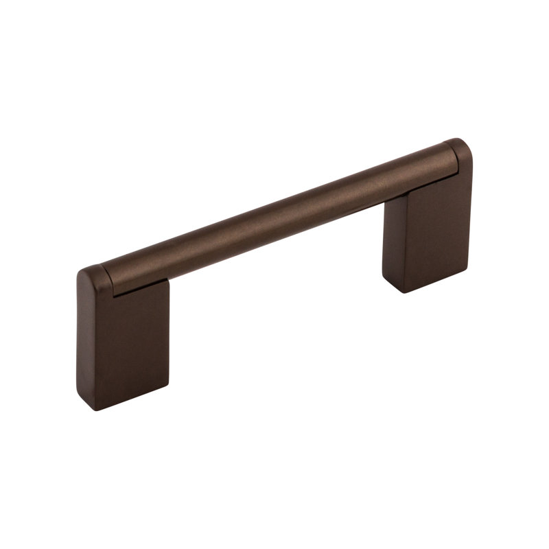 Princetonian Bar Pull, Oiled Rubbed Bronze, 3 3/4" Center to Center