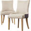 Chaise d'appoint rembourrée Abby