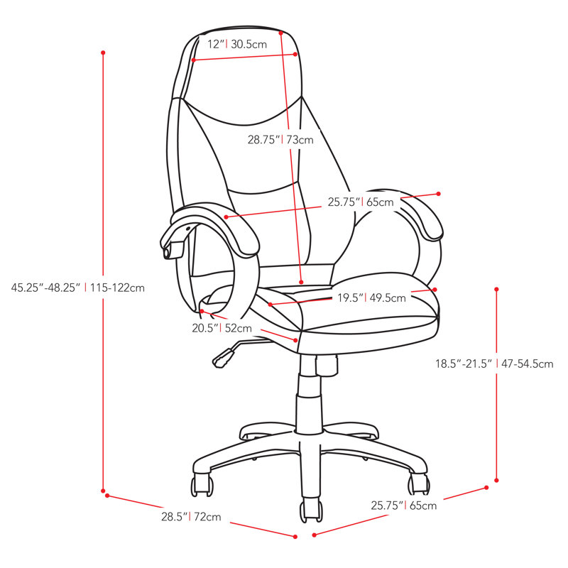 Fauteuil de direction Cipriano, Blanc