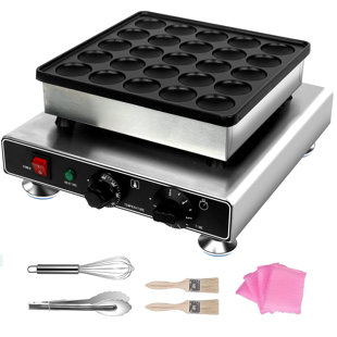  12 Griddle & Crepe Maker, Non-Stick Electric Crepe Pan w  Batter Spreader & Recipe Guide- Dual Use for Blintzes Eggs Pancakes,  Portable, Adjustable Temperature Settings - Holiday Breakfast or Dessert:  Electric