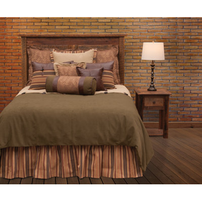 Wooded River Autumn Leaf Duvet Set Queen