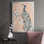 Paon en or III, reproduction d'art encadrée-896982194-896982195