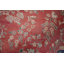 Tapis traditionnel rouge et rose à motif floral 9 x 13
