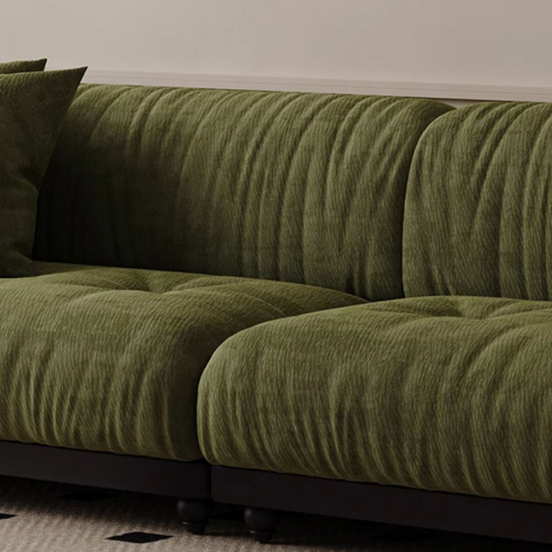 Retro Chenille Straight - layout Sofa