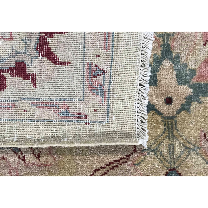 Hand-Knotted High-Quality Beige Area Rug