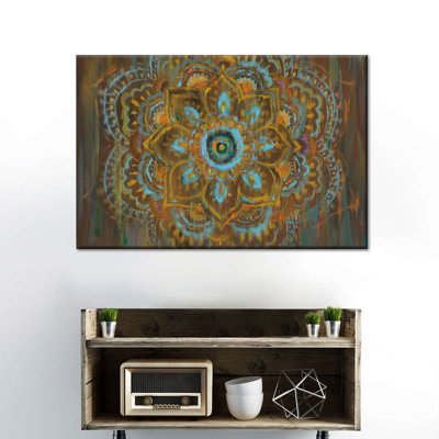 Mandala abstrait mort