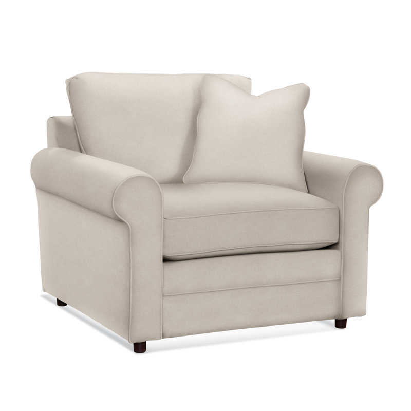 Edgeworth Upholstered Accent Chair, Elite Dove Linen
