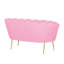Carney Velvet Loveseat Accent Sofa-693310566