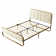 Nelsie Upholstered Platform Bed with Velvet Tufted Headboard
