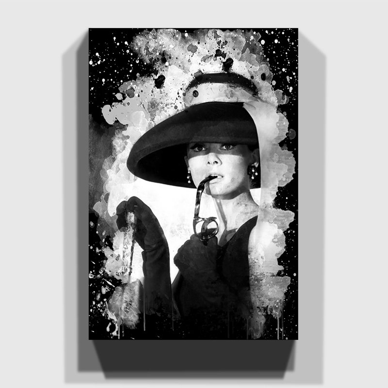 Audrey Hepburn 8 - Wrapped Canvas, 76cm H x 50cm W