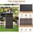 Aurelijus 4 - Person Wicker Patio Dining Set with Square Table , Cushions Included-1041115586