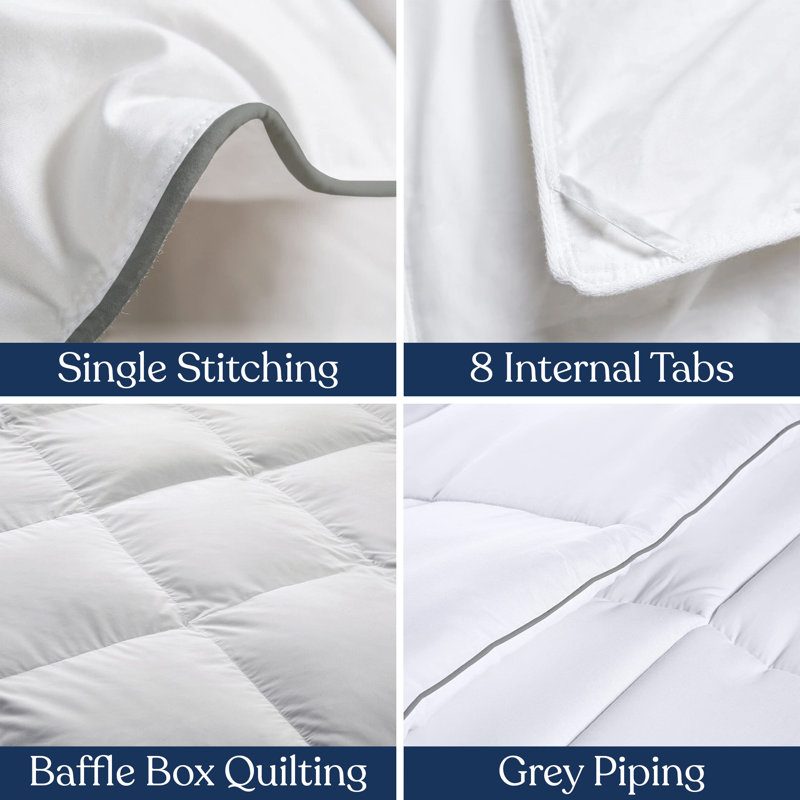 All Season Microfiber Down Alternative Comforter, King