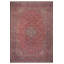 Tapis rouge à motif tissé rétro-1443127001