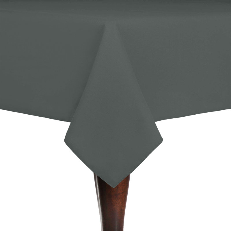 Yasser Eider & Ivory™ Cotton-Feel 54 X 54-Inch Square Fine Dining Tablecloth Red, Charcoal, 54" x 54", 1