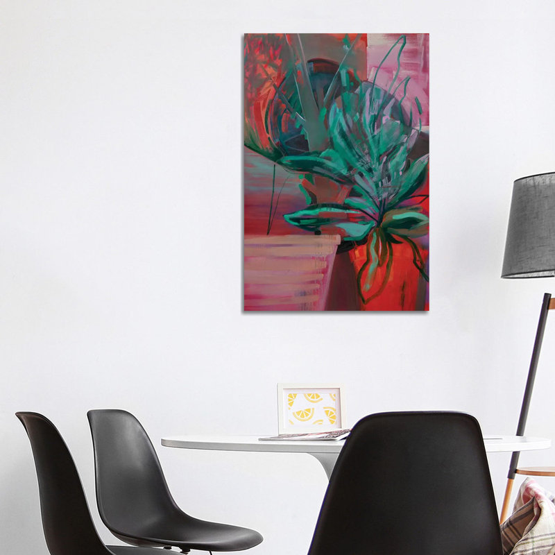 Potted Plant IV by Pamela Staker - Painting on Canvas, Wrapped Canvas, 101.6 cm H x 66.04 cm W x 3.175 cm D