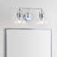 Éclairage pour meuble-lavabo en métal / verre bullé Gilbertson-119335088-123430034