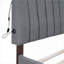 Panneau de particules grand format Lit plateforme tapissier MDF Teddy