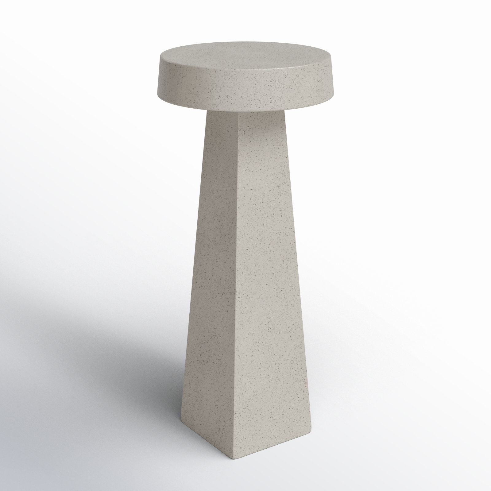 Johari End Table, White