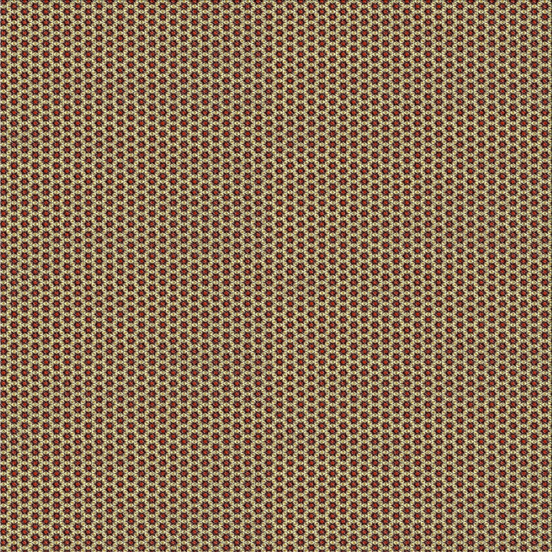Tapis de zone brun à motif, Carré 3 pi