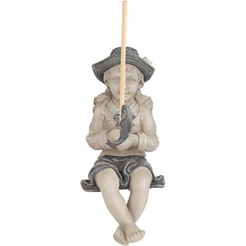 Statue de jardin pêcheuse Nellie Girl
