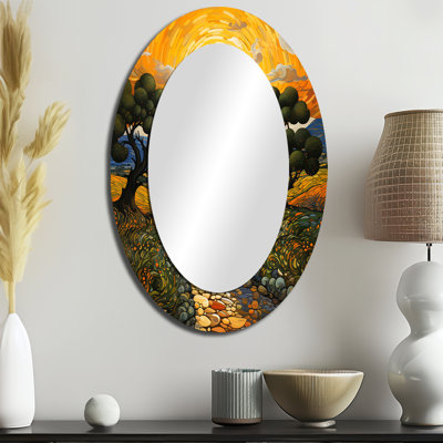 Montclare - Miroir paysager en métal