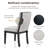 Airion 5-Piece Round Glass Top Dining Set