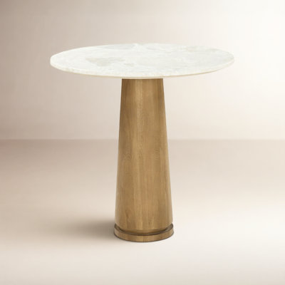 Gladys 30" Genuine Marble Coffee Table