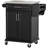 Taunton Rolling Kitchen Island with Stainless Steel Top,wood-902068519