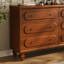 Coffre d'appoint en bois massif exquis simple.-107263810