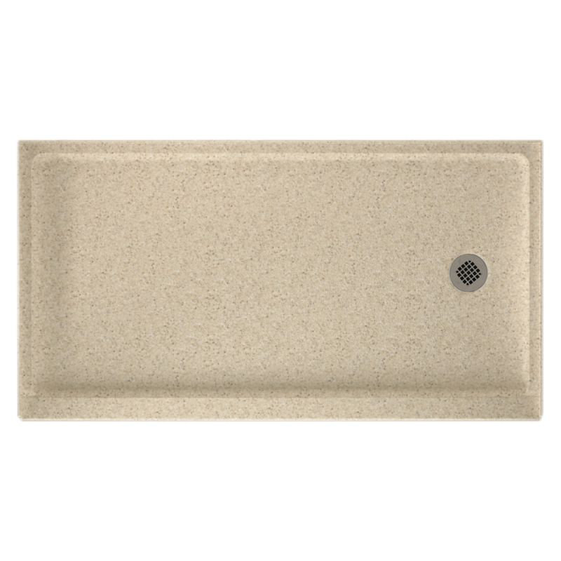 32'' W 60'' D Rectangular Single Shower Base, Tahiti Desert, Right-Hand