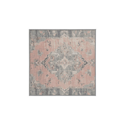 Machine Washable Gray Area Rug