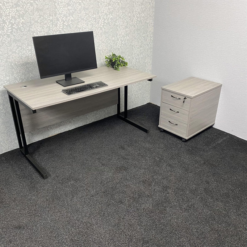 Alyani Piece Computer Desk Office Set