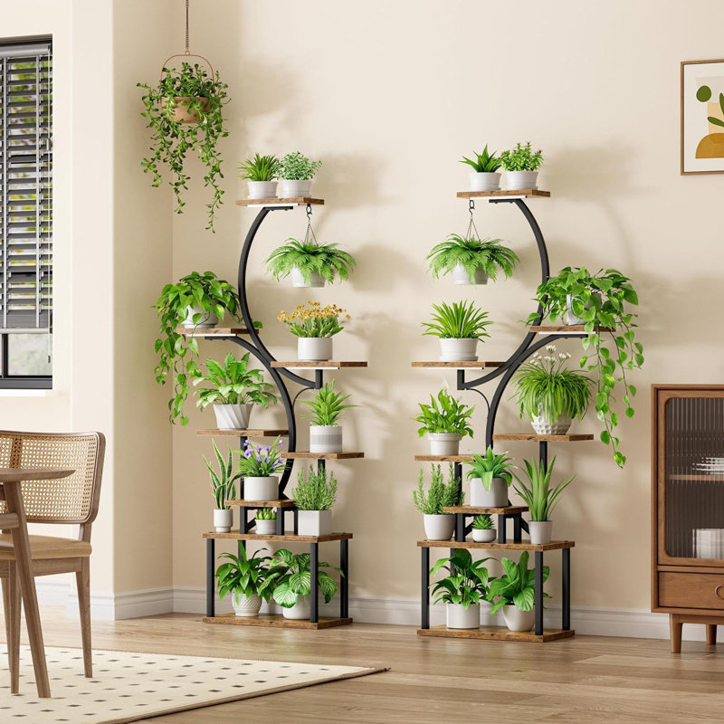 Support pour plante d'intérieur avec lumière de croissance