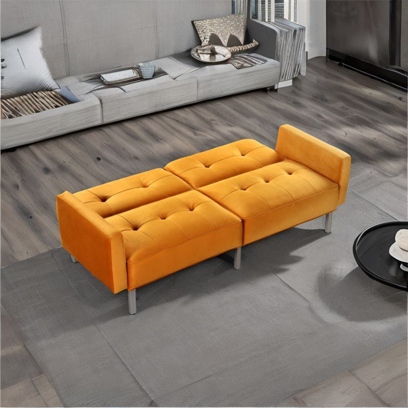 Chyler Upholstered 75.6'' Sleeper Sofa