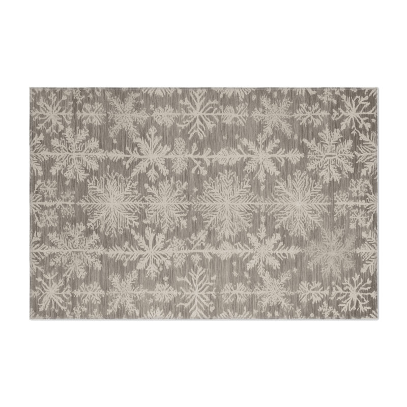Tapis beige d'intérieur et d'extérieur Nature, Rectangle 5 pi x 7 pi