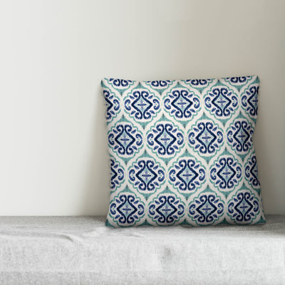 Summer Fun Medallion Outdoor Throw Pillow
